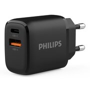  СЗУ Philips DLP4327CB/70 1 разъем USB-C +1 разъем USB-A 240Вт 1.5A черный 