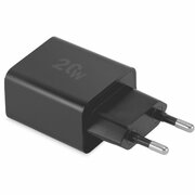  Сетевое зарядное устройство Digma DGW2D 20W 3A+1A (PD+QC) USB-C/USB-A универсальное черный (DGW2D0F110BK) 