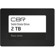  SSD CBR Base SSD-002TB-2.5-BS24b, 2048 GB, 2.5, SATA III 6 Gbit/s, 3D TLC NAND, R/W speed up to 550/500 MB/s, TBW 