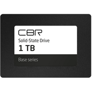  SSD CBR Base SSD-001TB-2.5-BS24b, 1024 GB, 2.5, SATA III 6 Gbit/s, 3D TLC NAND, R/W speed up to 550/500 MB/s, TBW 