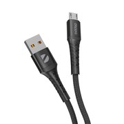  USB кабель Deppa 72515 Armor USB-Micro USB Black (1м) 