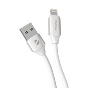  USB кабель Deppa 72534 Silk USB-Lightning White (1.2м) 