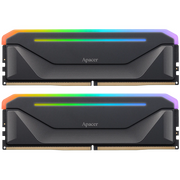  ОЗУ Apacer Nox (AH5U32G62C532NBAA-2) DDR5 32GB 6200MHz DIMM RGB Black Gaming Memory CL40 1.35V Kit (2x16GB) (Retail) 2048*8 Heat Sink (Retail) 