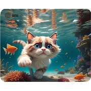  Коврик для мыши Cactus CS-MPC-D15M Fish Cat 300x250x3мм 
