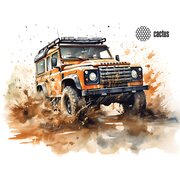 Коврик для мыши Cactus CS-MP-D11S Jeep 250x200x3мм 