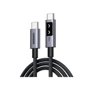  Кабель UGREEN L509 (35501) UNO Type-C 2.0 Male To Type-C 2.0 Male Robot 5A Data Cable 1m Black/Gray 