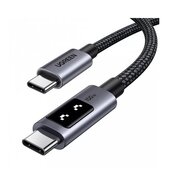  Кабель UGREEN L509 (35513) UNO Type-C 2.0 Male To Type-C 2.0 Male Robot 5A Data Cable 3m Black/Gray 