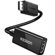  Кабель UGREEN MM137 70694 DP To HDMI Female Converter 4K*2K 60HZ 25cm Black 