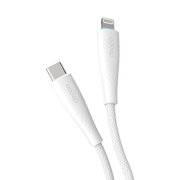  USB кабель Deppa 72533 Fly Type-C-Lightning White (1м) 