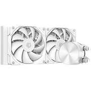  СВО ID-COOLING FX240 Pro White LGA20XX/1700/1200/115X/AM4/AM5 (TDP 300W, Black Fan and Pump, PWM, Dual Fan 120mm, бел) 