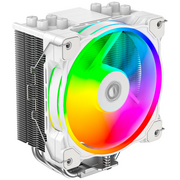  Кулер ID-COOLING SE-214-XT ZF White LGA1700/1200/115X/AM5/AM4 (TDP 180W, PWM, 4 тепл.трубки прямого контакта, Fan 120mm, Addressable RGB LED) 