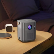  Проектор HOCO DT4 Smart full autofocus projector 720P Android version металлический серый 