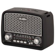  Радиоприёмник SVEN SRP-555 черный-серебро 