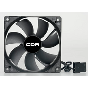  Вентилятор CBR CBR-CF-12025-1200B, 120*120*25мм, 3-pin+molex, 1200 RPM, 36 CFM, 25 dBA 