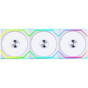  Комплект вентиляторов (3шт.) Lian Li UNI Fan SL Wireless 120 Reverse Blade (G99.12RSL1W3W.R0)/12RSL1W3W White/120x124,5x28мм (PWM, ARGB, 2000 об/мин) 