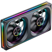  Вентилятор JONSBO ZA-240BR (2 in 1) 120х120х28мм Reverse (PWM, ARGB LED, 700-2400об/мин, черный) Retail 