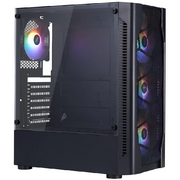  Корпус 1STPLAYER DK D4 Black (D4-BK-4F1) / ATX / 4x120mm FRGB fans 