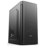  Корпус CBR MX10 (PCC-MATX-MX10-450W) mATX Minitower, c БП PSU-ATX450-12EC (450W/120mm), 2*USB 2.0, HD Audio+Mic, Black 