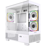  Корпус Powercase Vision Micro M3W (CVMMW-A3), Tempered Glass, 3x 120mm ARGB PWM Fan, белый, mATX 