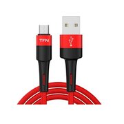  Кабель TFN TFN-C-ENV-MIC1MRD microUSB Envy 1.2m нейлон red 