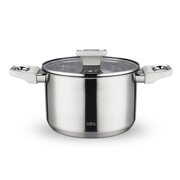  Кастрюля LARA LR02-257 Флора нерж 