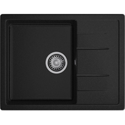 Кухонная мойка GranFest Quadro GF-Q650L черный 