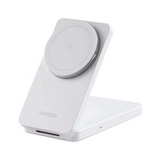  Беспроводное ЗУ UGREEN W528 (45055) 2-in-1 Wireless Charger for Iphone 7.5W & AirPods with Cable C-C 1m White 