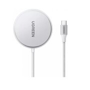  Беспроводное ЗУ UGREEN W703 (35565) Wireless Charger with MagSafe 15W(For iOS Device) White 