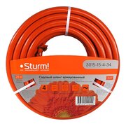  Шланг поливочный Sturm! 3015-15-4-34 