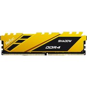  ОЗУ Netac Shadow C16 Yellow (NTSDD4P32SP-08Y) DDR 4 DIMM 8Gb PC25600, 3200Mhz, с радиатором 