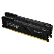  ОЗУ Kingston FURY Beast Black Gaming Memory (KF432C16BBK2/16-SP) 16GB DDR4 3200 DIMM Non-ECC, CL16, 1.35V, 1RX8 (Kit of 2), RTL 