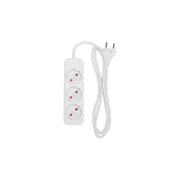  Удлинитель Rexant 13-4006 Standard 3 гнезда, 1,5м, б/з, белый 