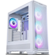  Корпус PHANTEKS Eclipse G400A (PH-EC400GA_DMW01), White, 4x140mm ARGB Fan + ARGB Strip, боковая панель Tempered Glass, Mid-Tower 