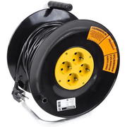 Удлинитель силовой PROconnect Standard 11-7607 3x1.0кв.мм 4розет. 50м ПВС 10A катушка черный 