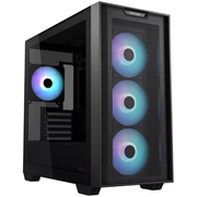  Корпус ASUS A21 Plus TG ARGB Black-SI ARGB (90DC00H0-B19010) Fans/BLK/EPS 