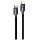  Кабель Philips DLC5533 USB Type-C(m)-USB Type-C(m) 1.2м черный коробка 