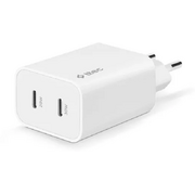  СЗУ TTEC 2SCG01B SmartCharger Duo GAN PD 50W Fast Travel Charger USB-C + USB-C White 