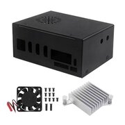  Корпус ACD YL929 Orange pi 5 plus metal case + heatsink + fan, Type 1 