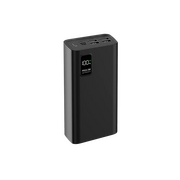  Внешний аккумулятор PERO PB07 30000mAh, Li-Pol, output USB-C + 4 USB-A черный 