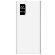  Внешний аккумулятор PERO PB05 10000mAh, Li-Pol, output USB-C + 2 USB-A белый 