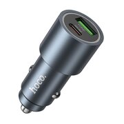  АЗУ HOCO Z60 Bloom 48W dual-port PD30W+QC3.0 multi-protocol металлически серый 