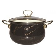  Кастрюля Маруся R-32450 5л черный мрамор 