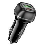  АЗУ HOCO Z58A Rank 48W dual port PD30W+QC3.0 car charger black 