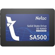  SSD Netac SA500 Series (NT01SA500-1T0-S3X) 2.5" 1.0Tb Retail (SATA3, up to 530/475MBs, 3D NAND, 480TBW, 7mm) 