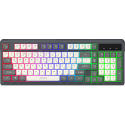  Клавиатура OKLICK 731G серый/белый 