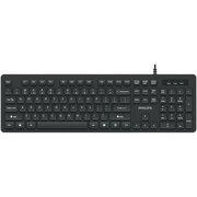  Клавиатура проводная Philips SPK6264 (SPK6264B/60) чёрный 