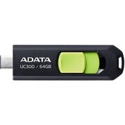  USB-флешка A-DATA UC300 (ACHO-UC300-64GRBK/GN) 64GB, Type-C 