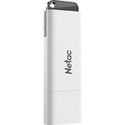  USB-флешка Netac U185 (NT03U185N-004G-20WH) 4Gb, USB2.0, с колпачком, пластиковая белая 