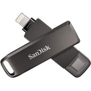  USB-флешка SanDisk Phone Drive Ixpand SDIX70N-256G-GG6NE USB 3.2 Gen1 Type-C/Lightning 256Gb Black 