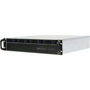  Корпус Procase ES204XS-SATA3-B-0 2U Rack (4 SATA III/SAS 12Gbit hotswap HDD), черный, без блока питания, глубина 400мм, MB 12"x13" 